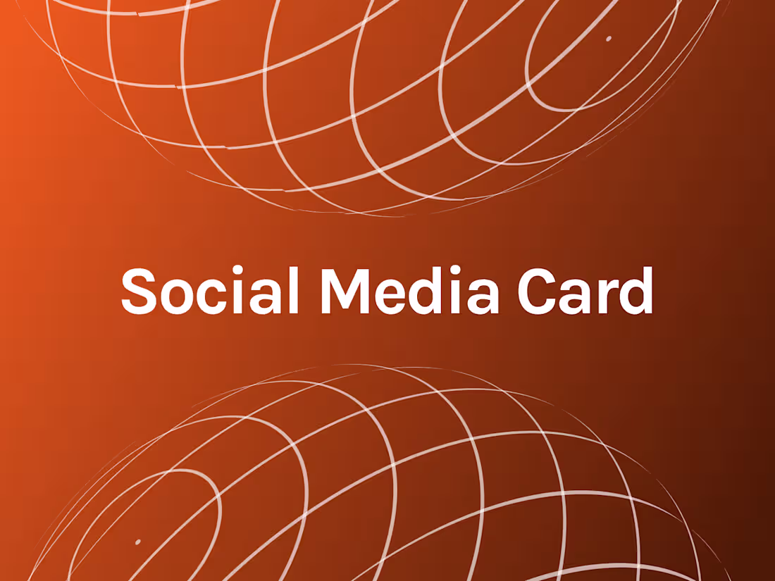Cover image for Social Media Card design