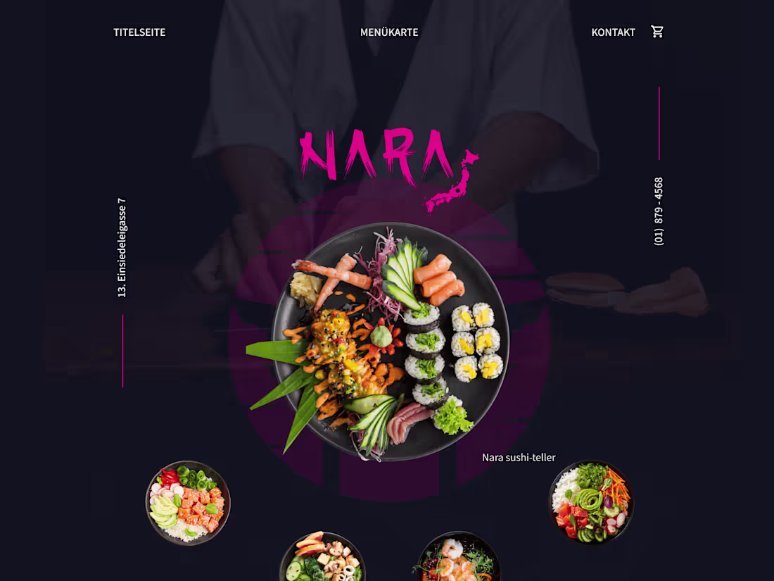 Cover image for Website Redesign - Sushi restaurant