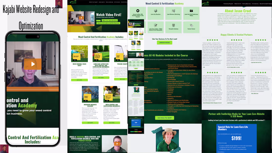 Cover image for Kajabi Website, Kajabi Online Course, Kajabi Email Automation