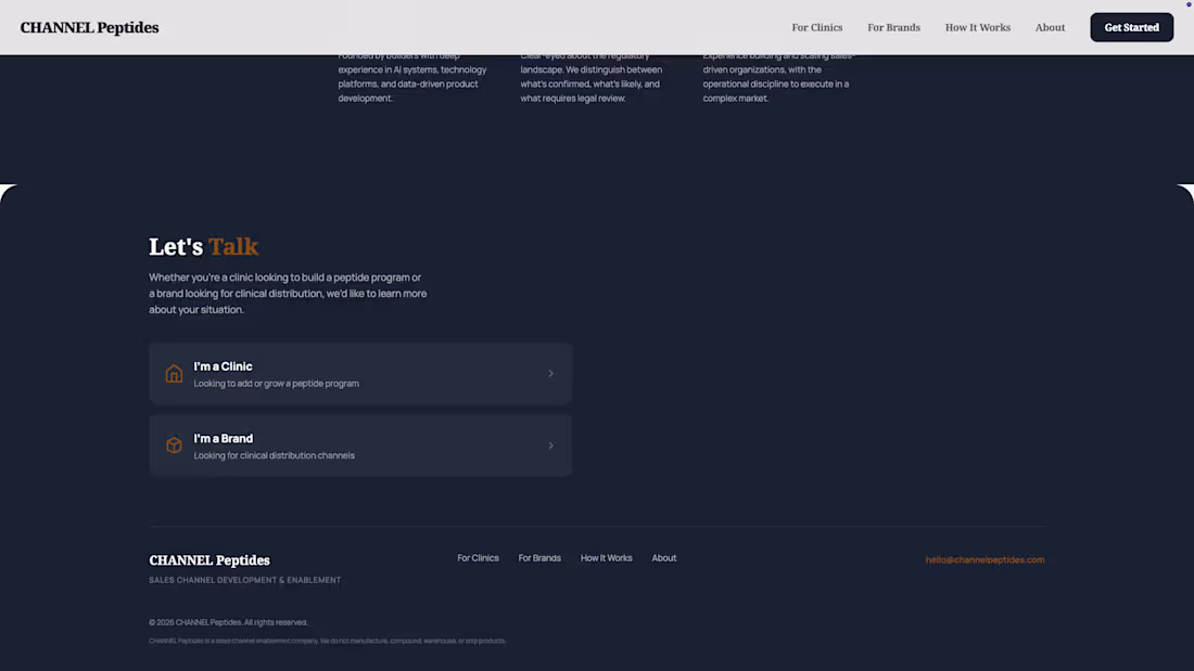 Cover image for Designed and built the marketing