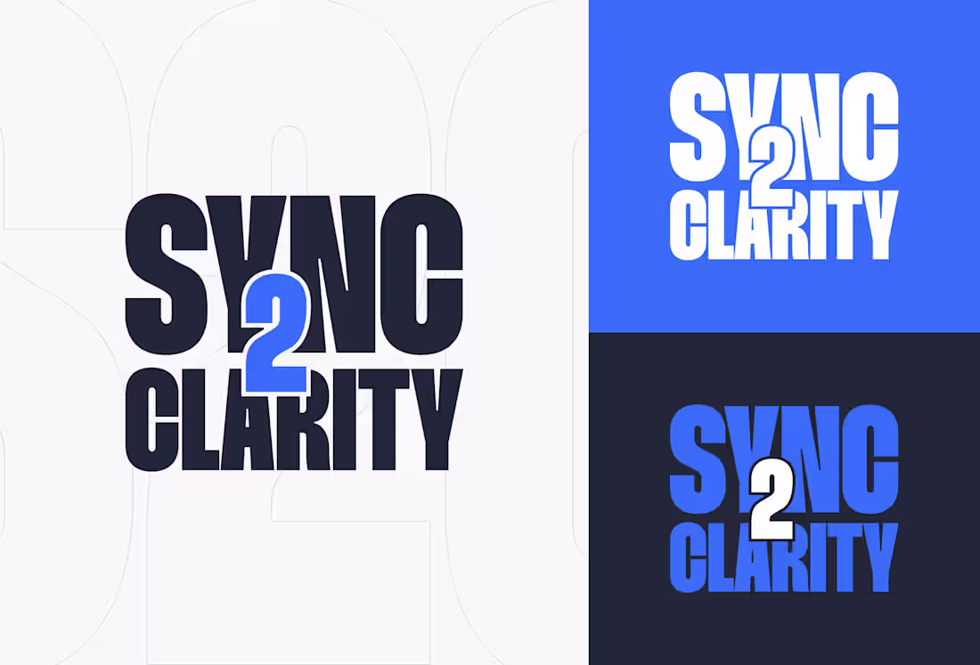 Cover image for Sync2Clarity Branding Project