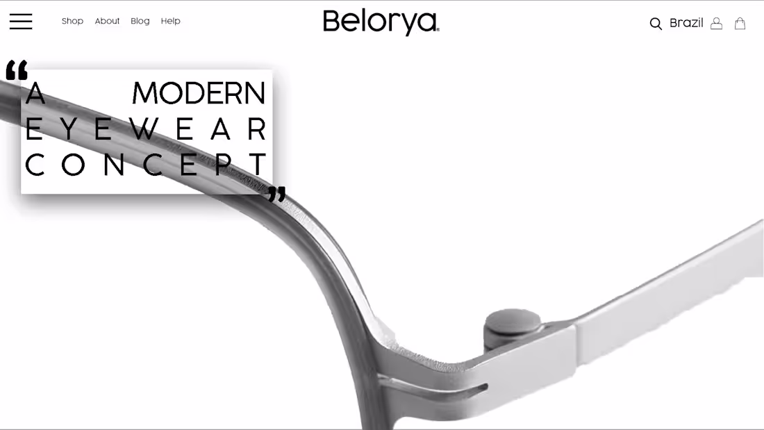 Cover image for Site from belorya eyewear on Behance