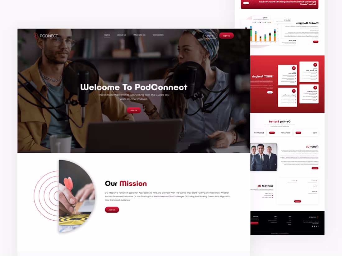 Cover image for Podnect Landing Page