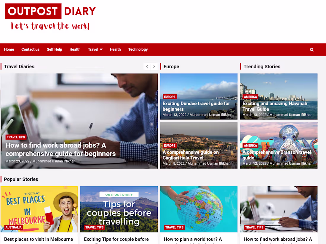 Cover image for Outpost Diary