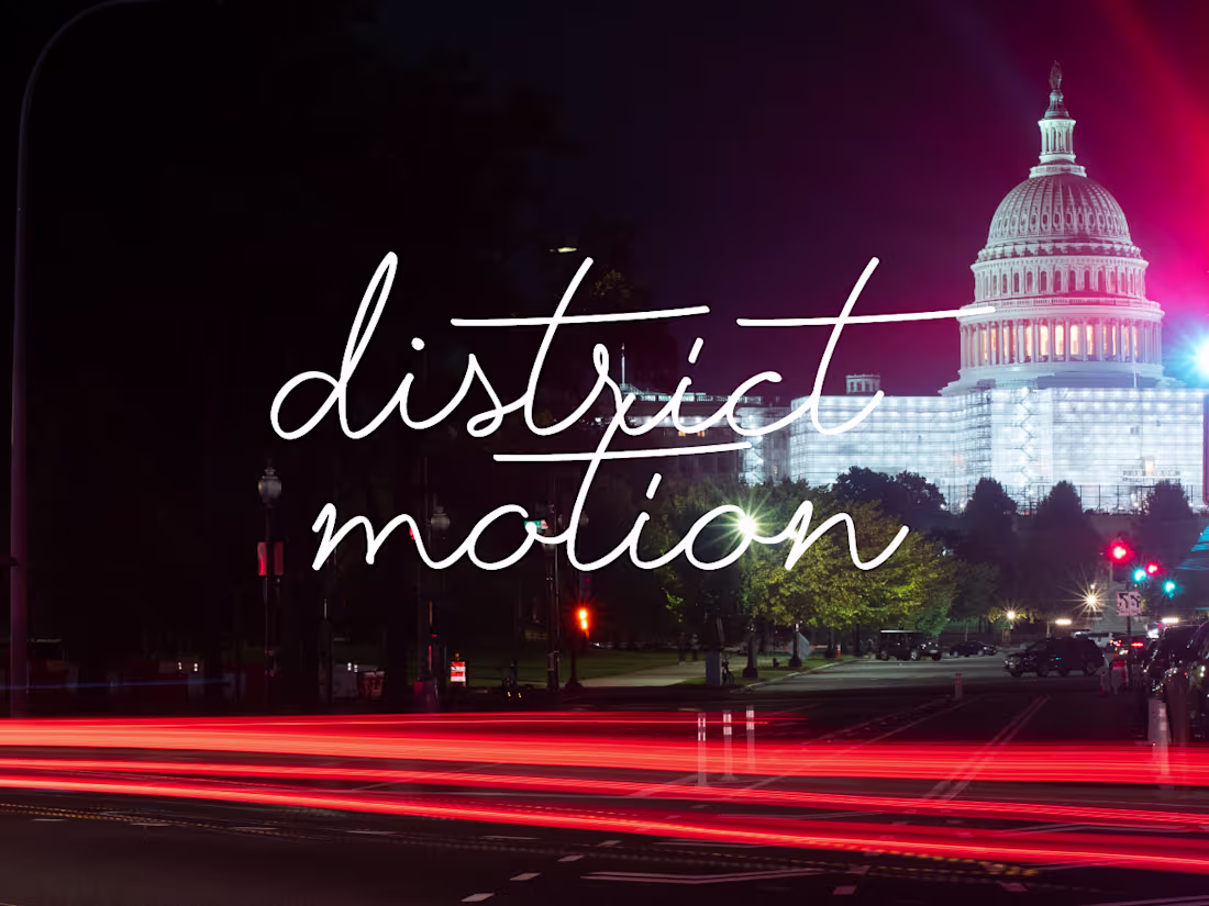 Cover image for District Motion - Washington, D.C. Hyperlapse Tour