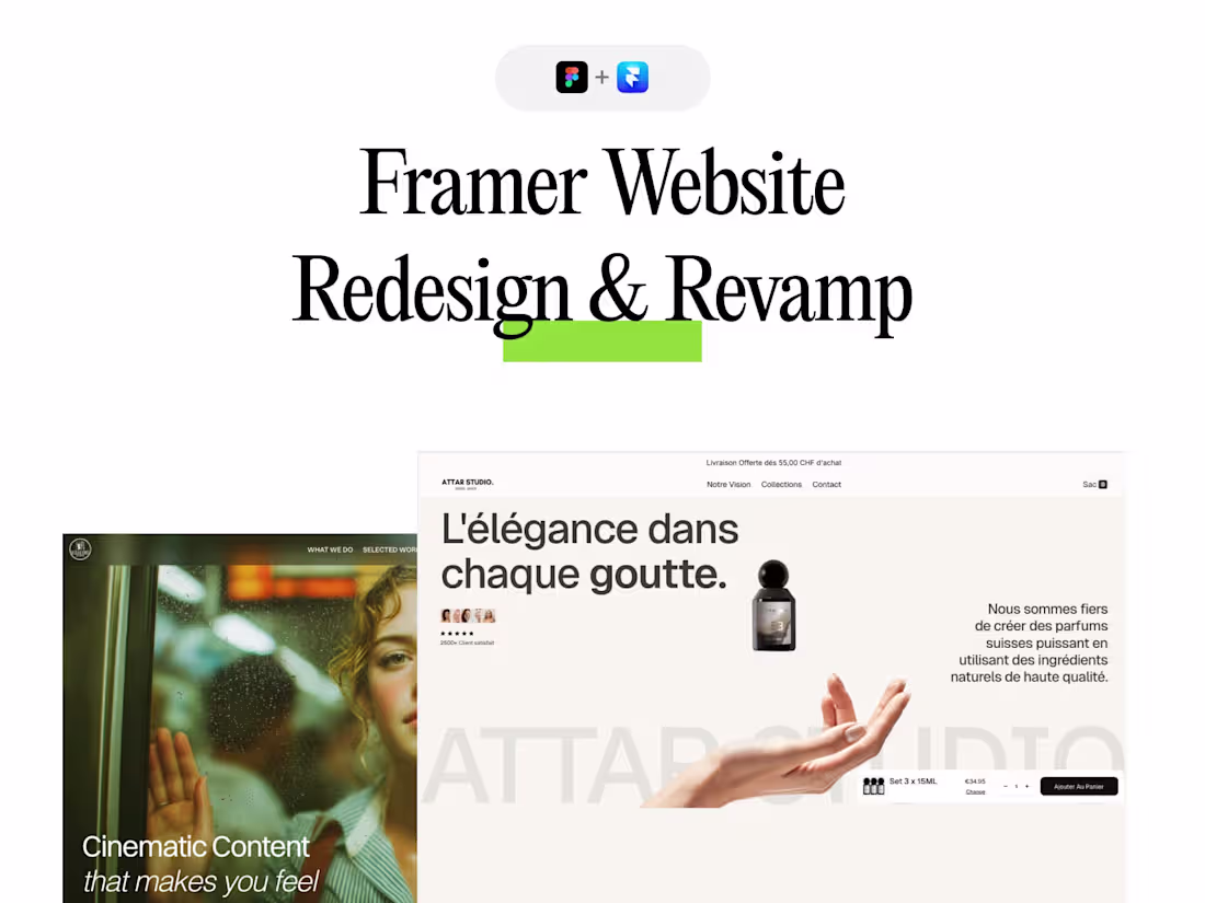 Cover image for Framer Website Redesign & Revamp