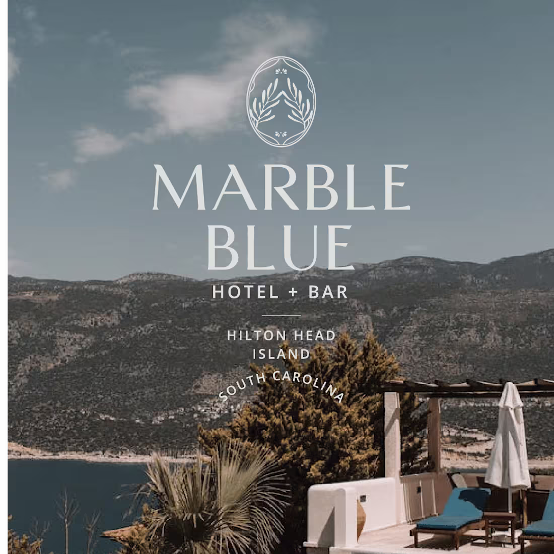 Cover image for Marble Blue Hotel + Bar