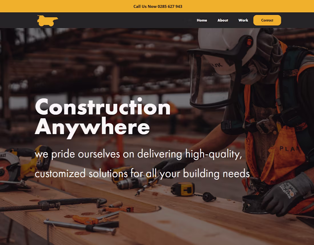 Cover image for Construction Website