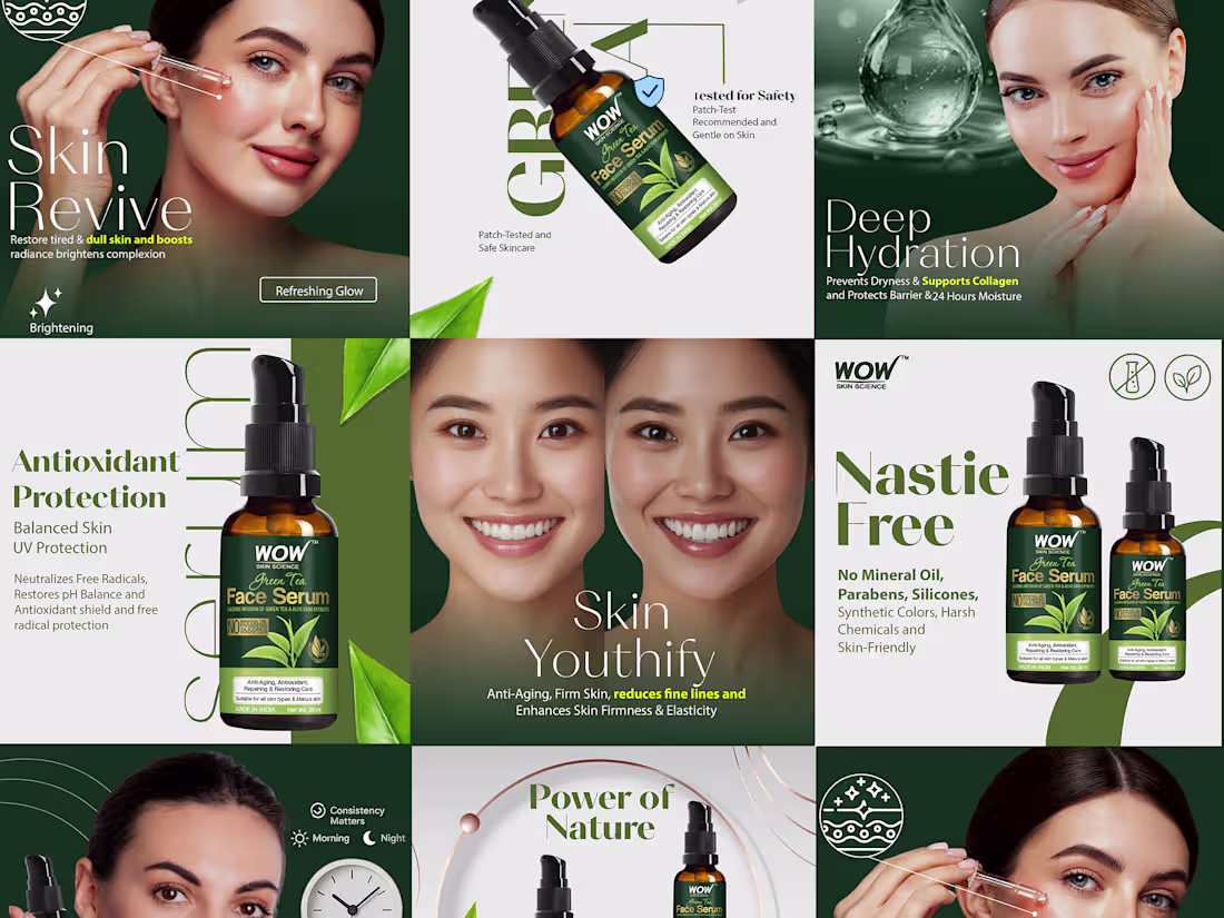 Cover image for Amazon Listing Image I A+ Content I Face Scrums