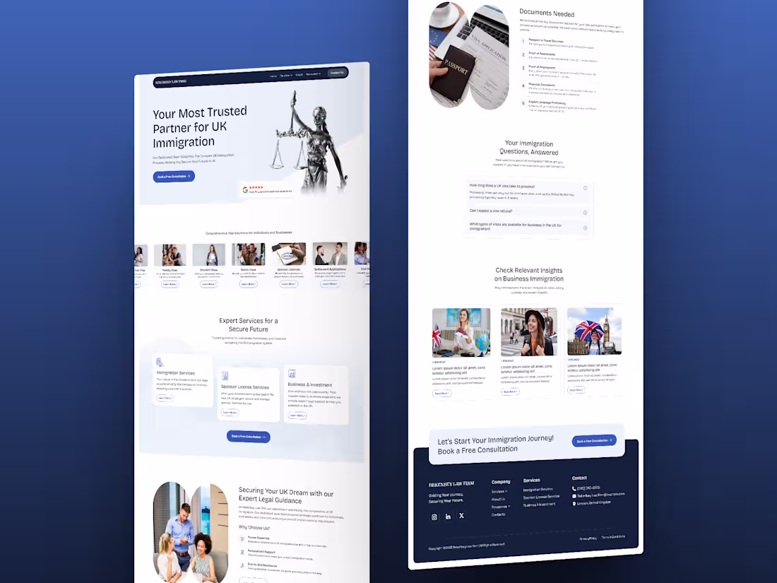 Cover image for Bekenbey Solicitors Website Design & Development