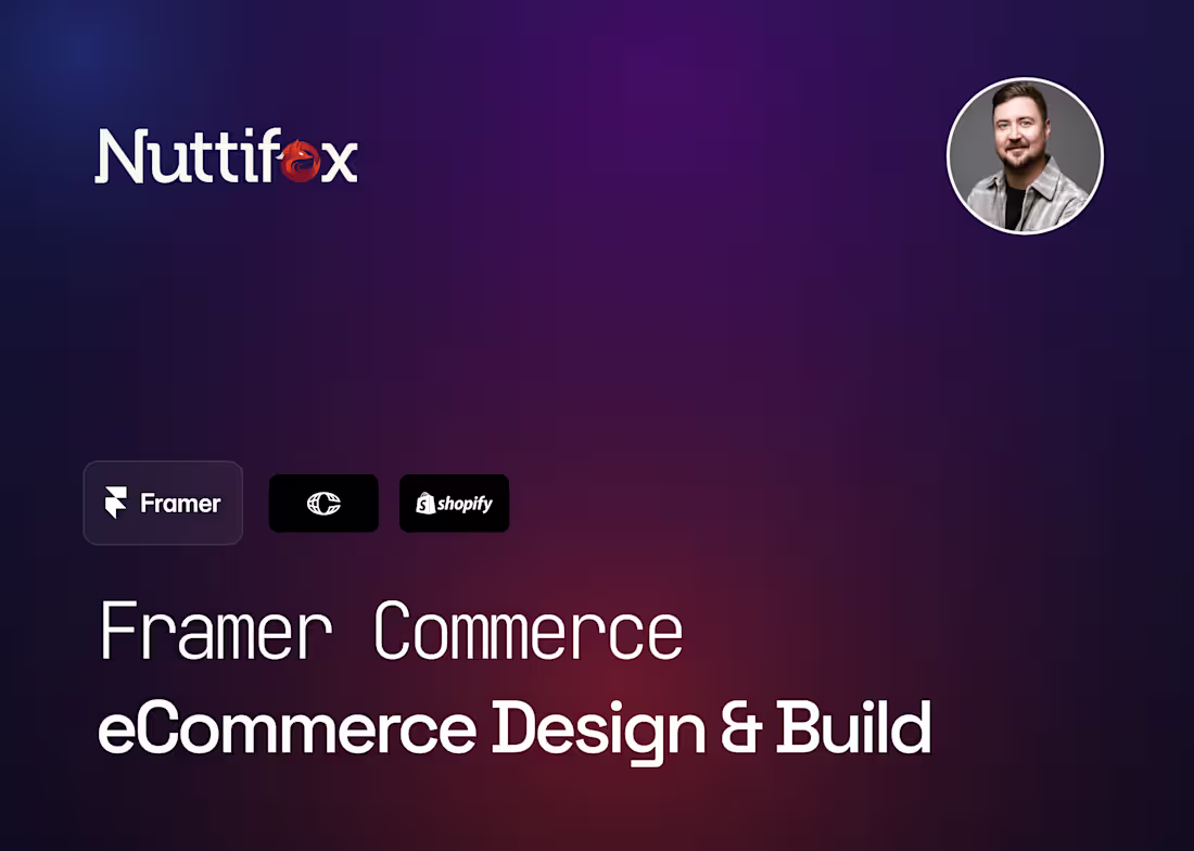 Cover image for Framer Commerce – eCommerce Store