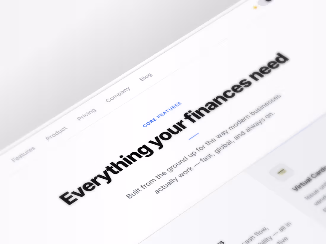 Cover image for Features grid: scannable, no fluff