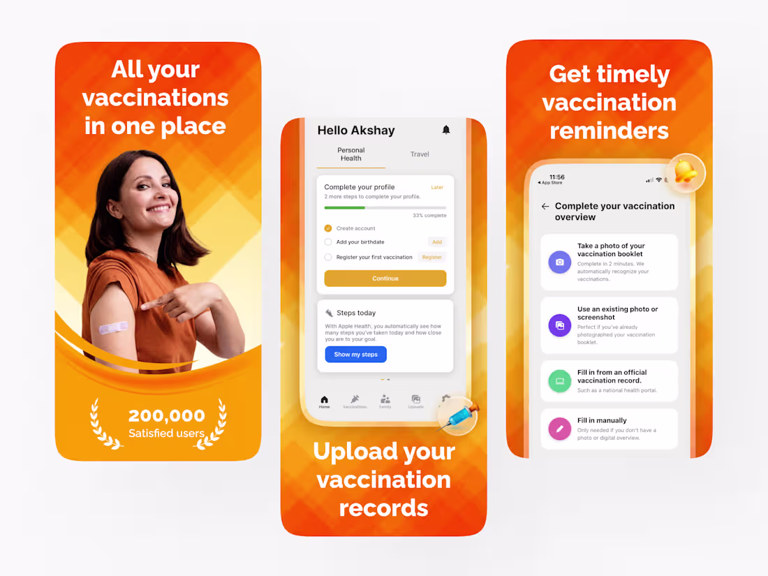 Cover image for Create Accessible UX/UI for Digital Health Vaccination App