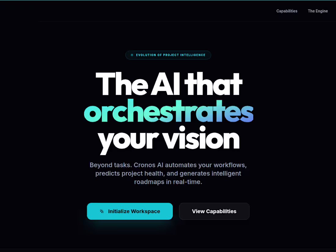 Cover image for Cronos AI - AI PROJECT