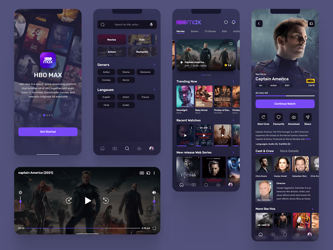 Cover image for HBO MAX Redesign