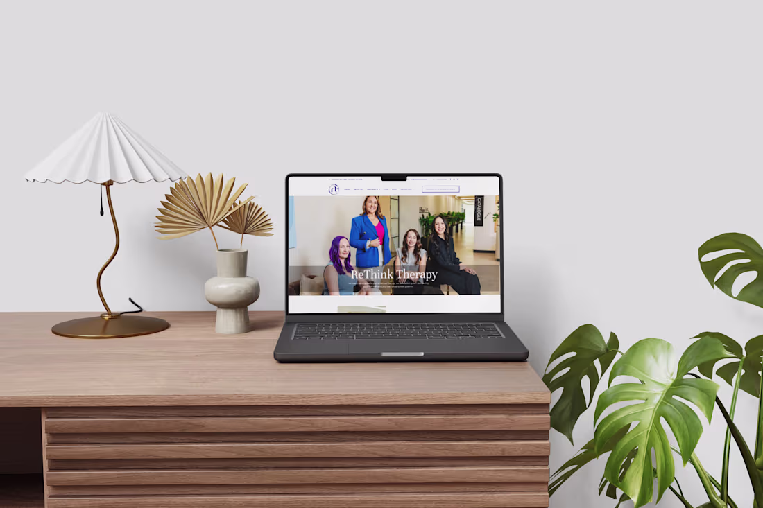 Cover image for Rethink Therapy – A High-Converting Website