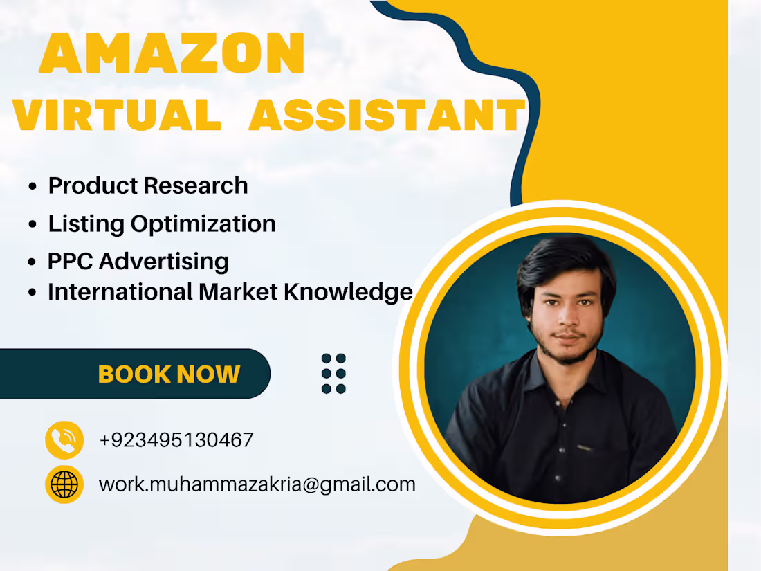 Cover image for I will amazon store manager for fba amazon seller account manag…