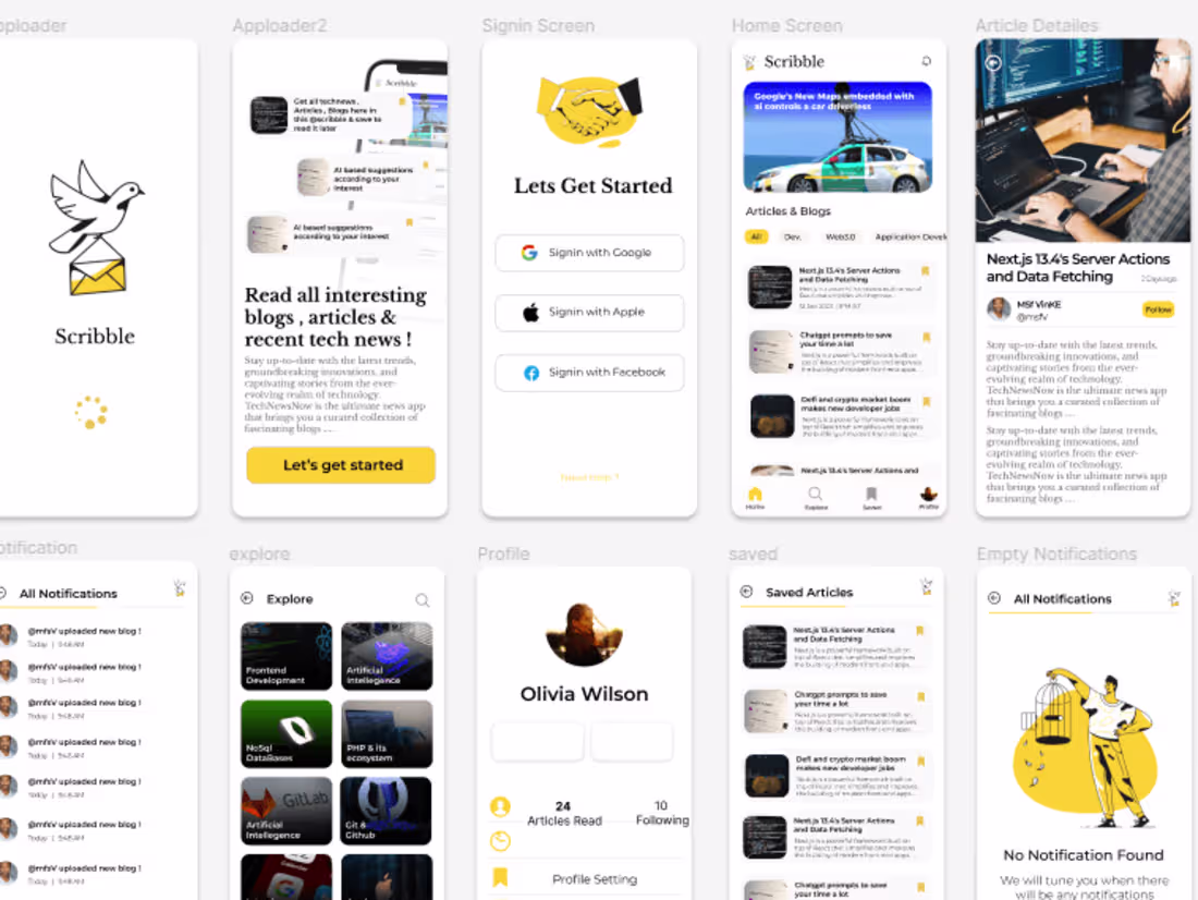 Cover image for Scribble - News App 