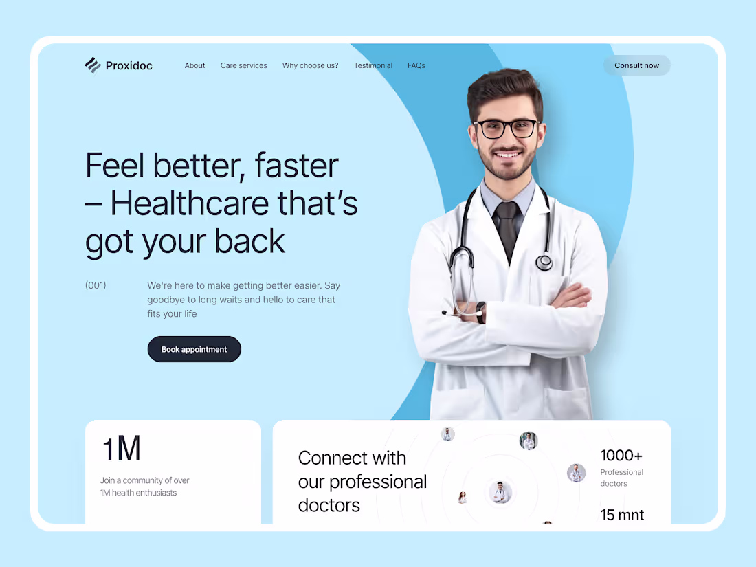 Cover image for 💬 Need a healthcare website