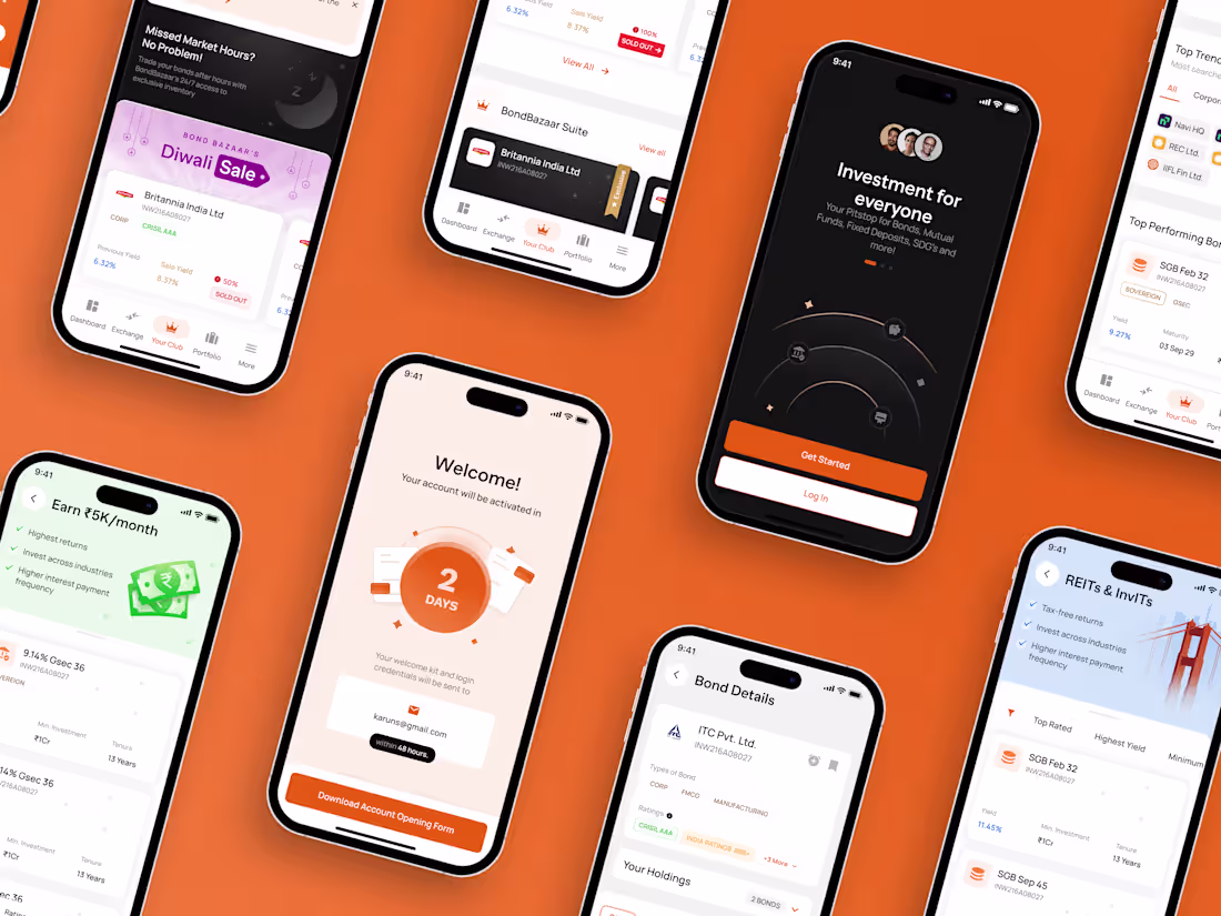 Cover image for UI design for a fintech