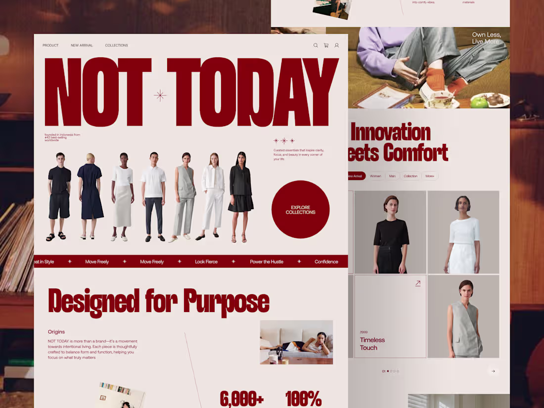 Cover image for Introducing NOT TODAY (https://dribbble.com/shots/25447534-N...