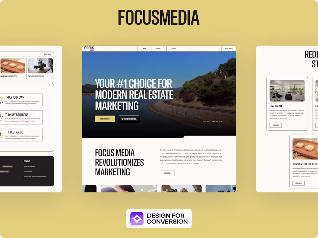 Cover image for Focus Media Website Redesign