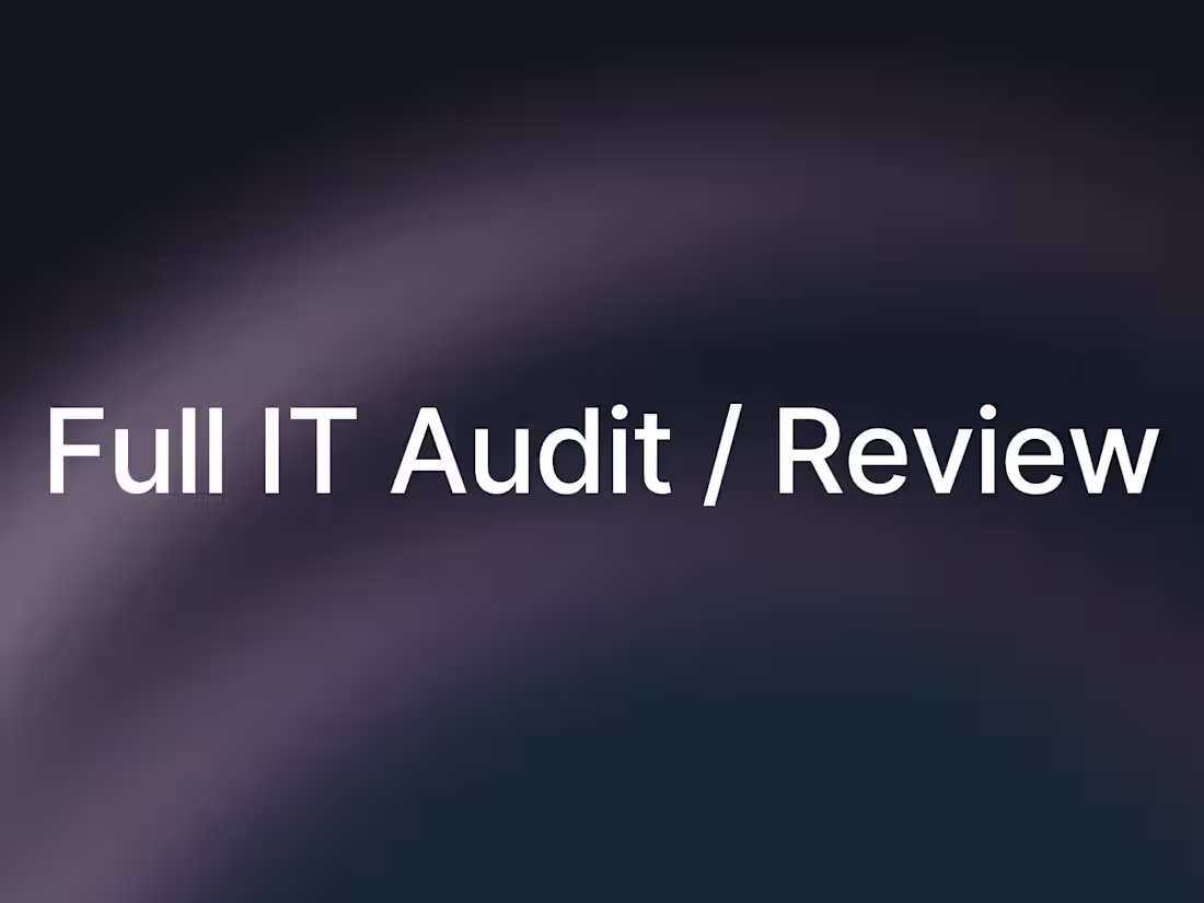 Cover image for Review your existing or new solution and provide guidance