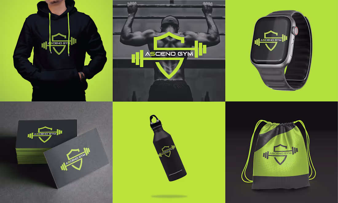 Cover image for Gym Logo and branding design