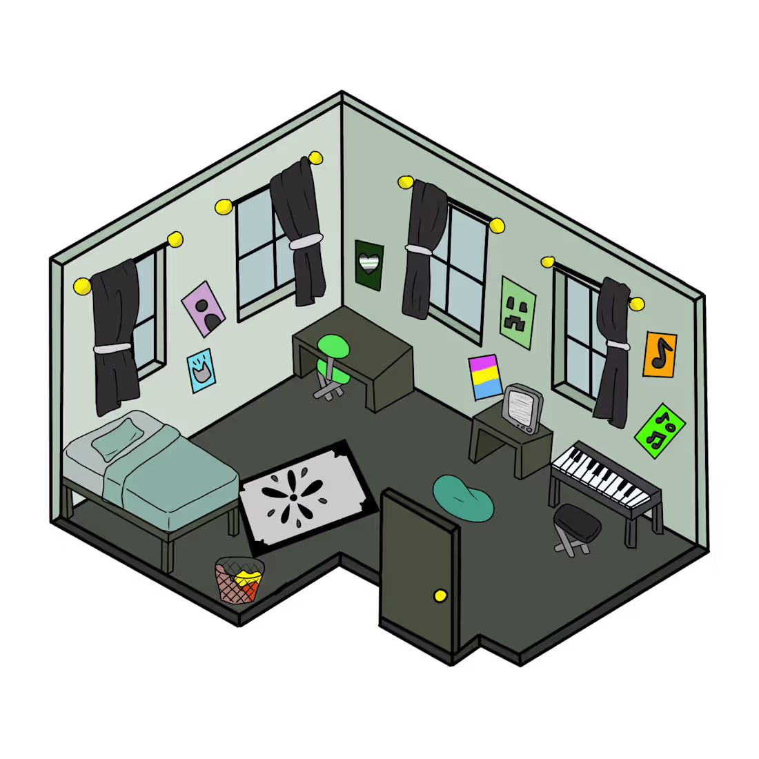 Cover image for Isometric Room Design
