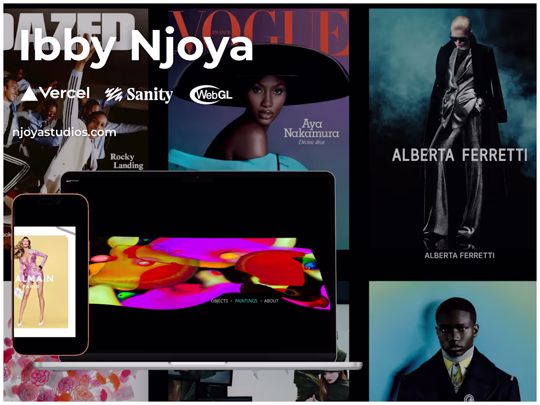 Cover image for Interactive Website for Artist, Ibby Njoya