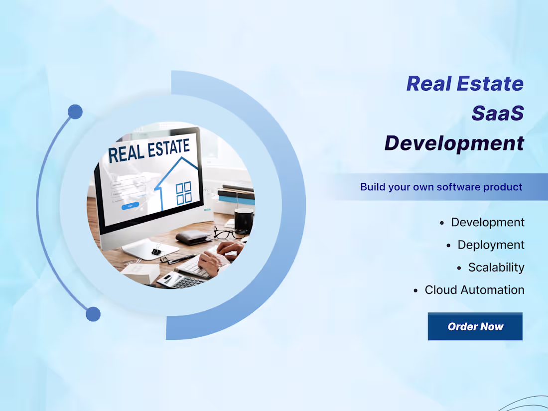 Cover image for Real Estate SaaS Development for Scalable Property Platforms