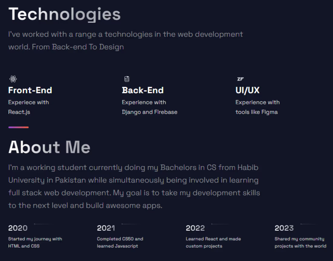 Cover image for Portfolio Website