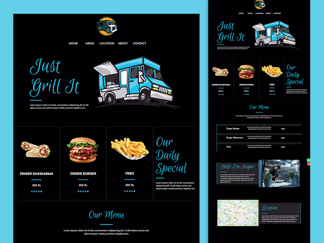 Cover image for Restaurant Website Design