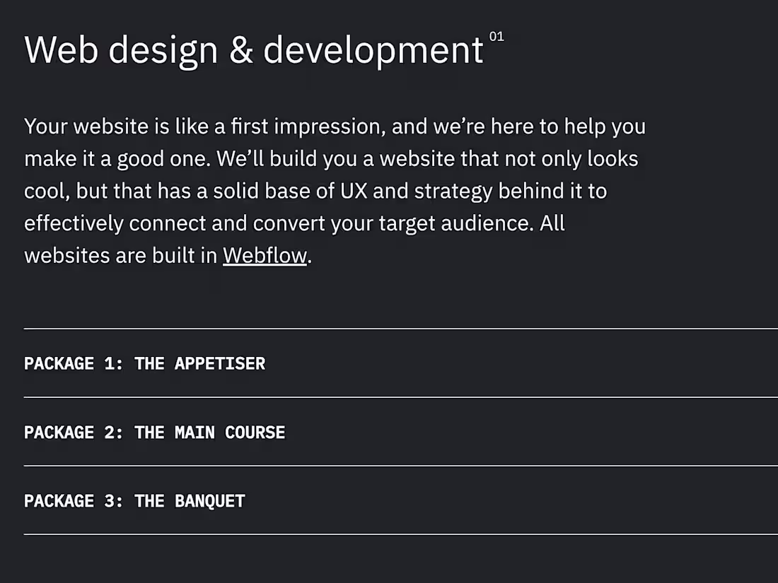 Cover image for Web design & development
