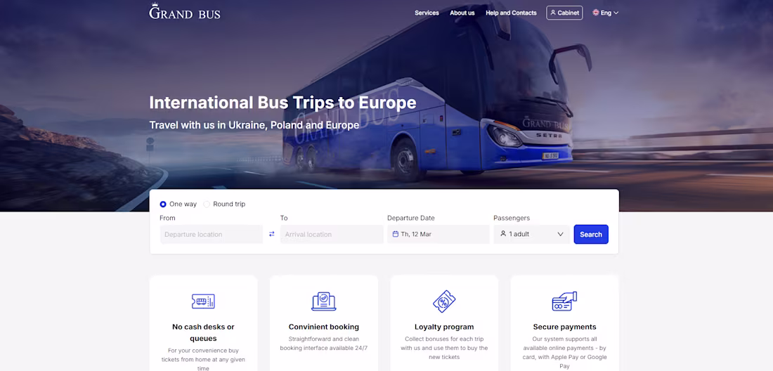 Cover image for A passenger booking site, admin