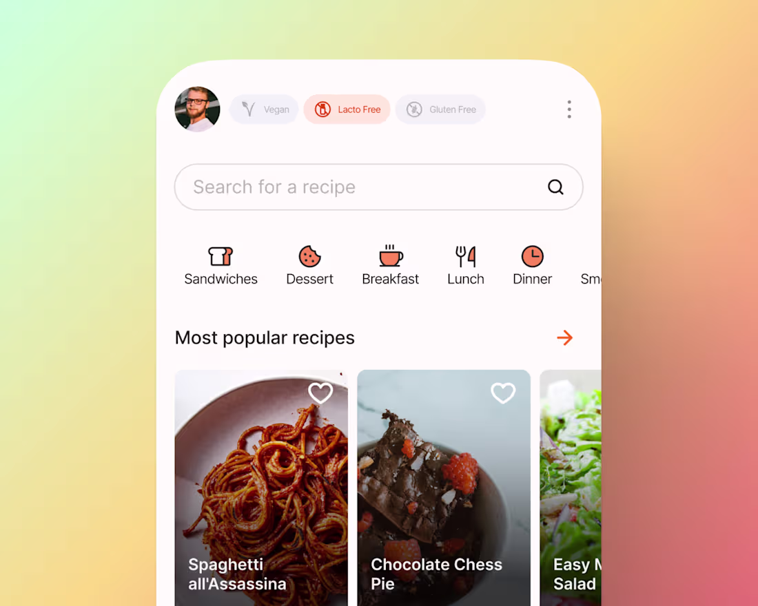 Cover image for UI Design for Food Recipe App