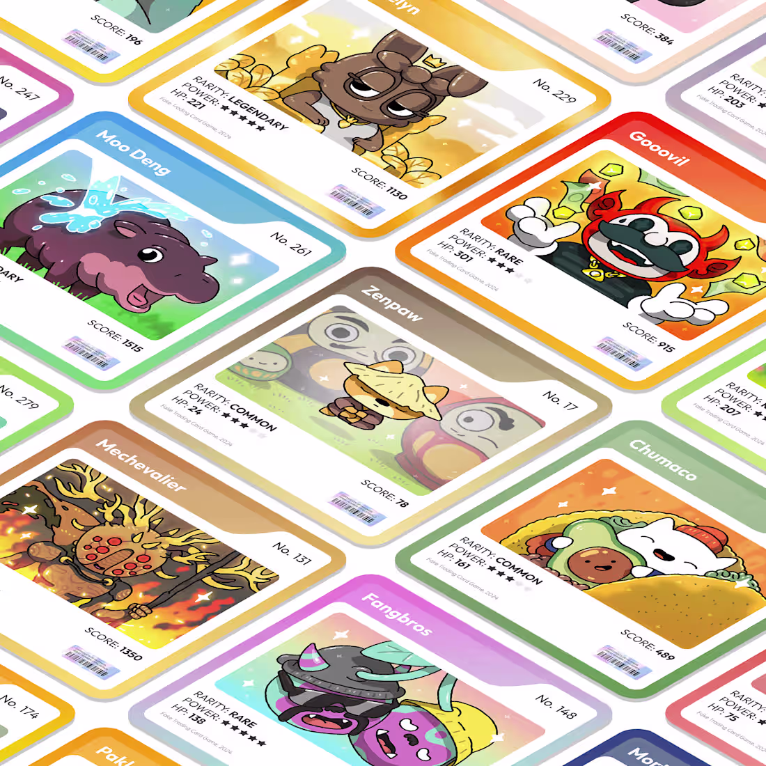 Cover image for Fake Trading Card Game