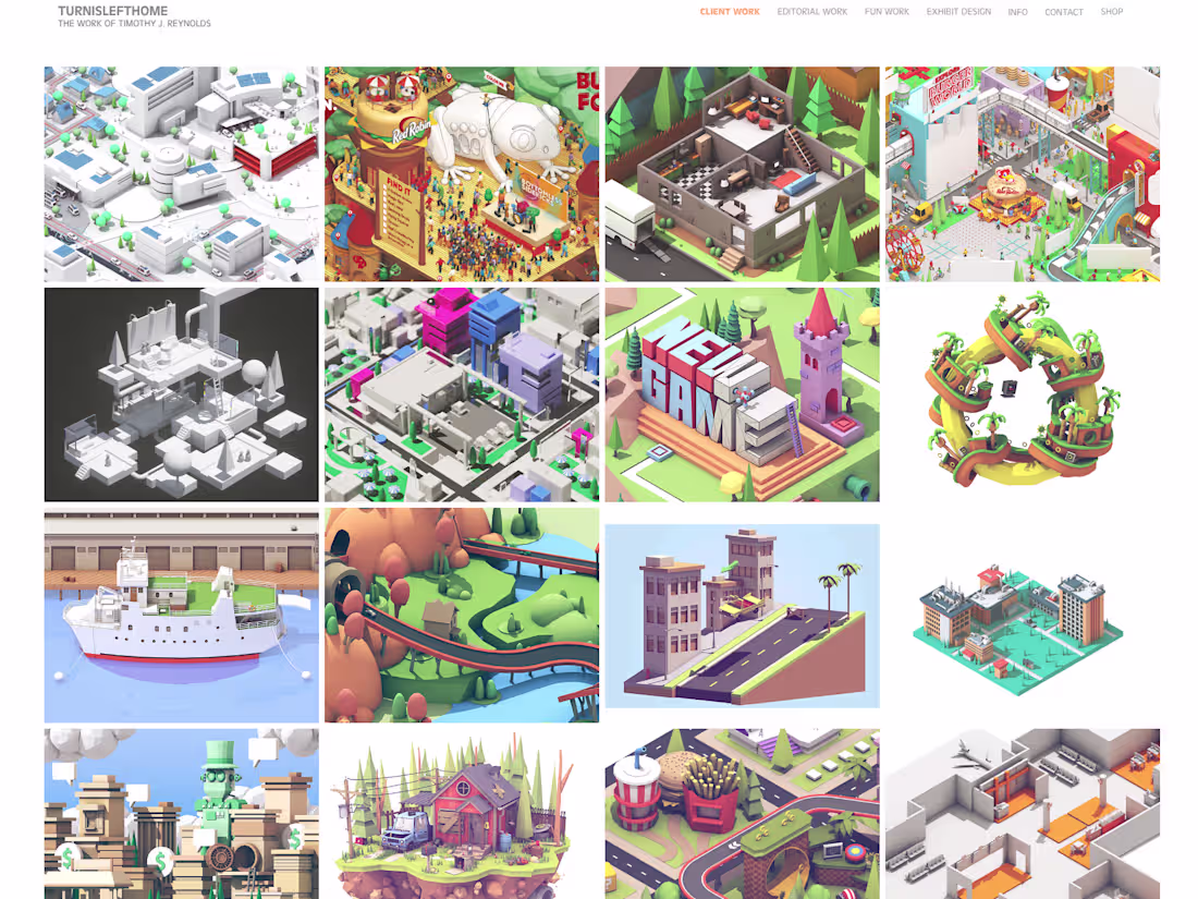 Cover image for Turnislefthome.com | The Work of Timothy J. Reynolds - Illustra…