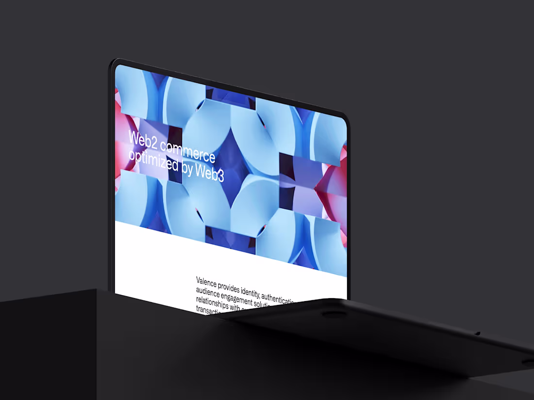 Cover image for Website for Valence — Dacian Groza