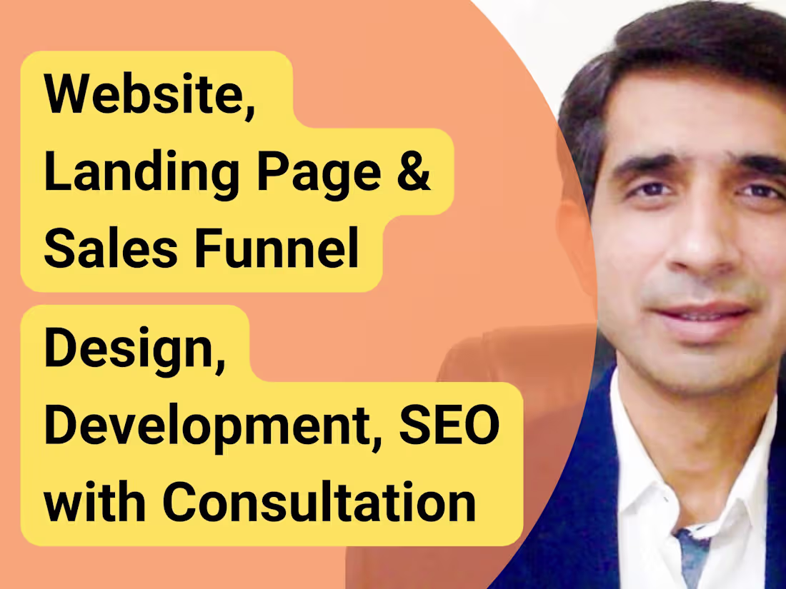 Cover image for Website / Landing Page / Sales Funnel Design & Development 