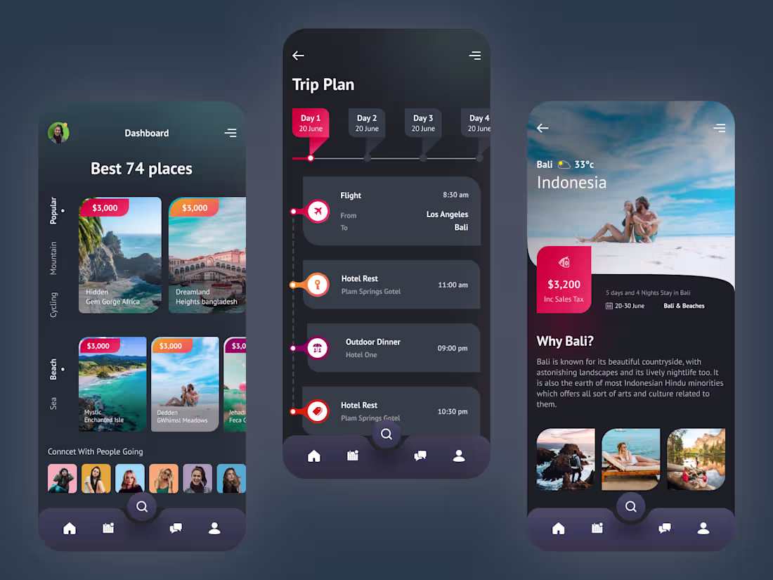 Cover image for "Your Gateway to Memorable Travel App UI"

