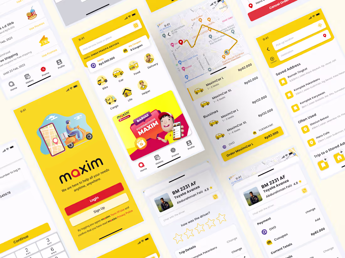 Cover image for Redesign App MAXIM