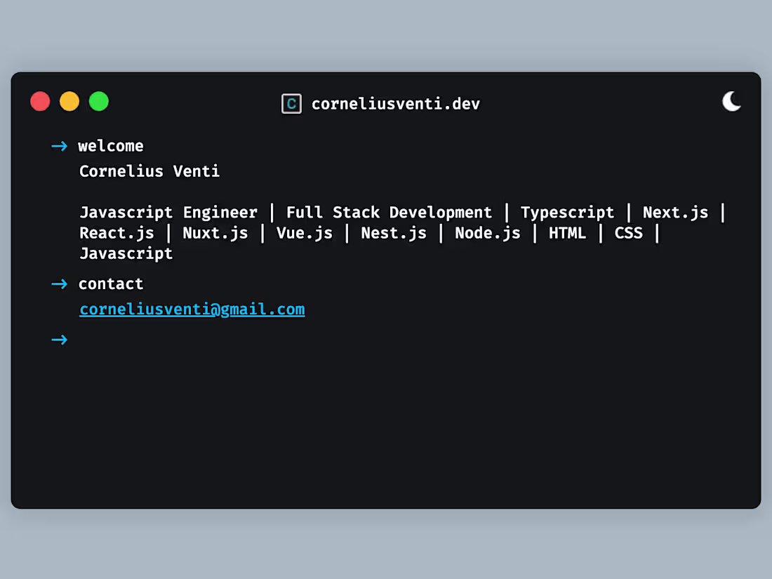 Cover image for Interactive portfolio