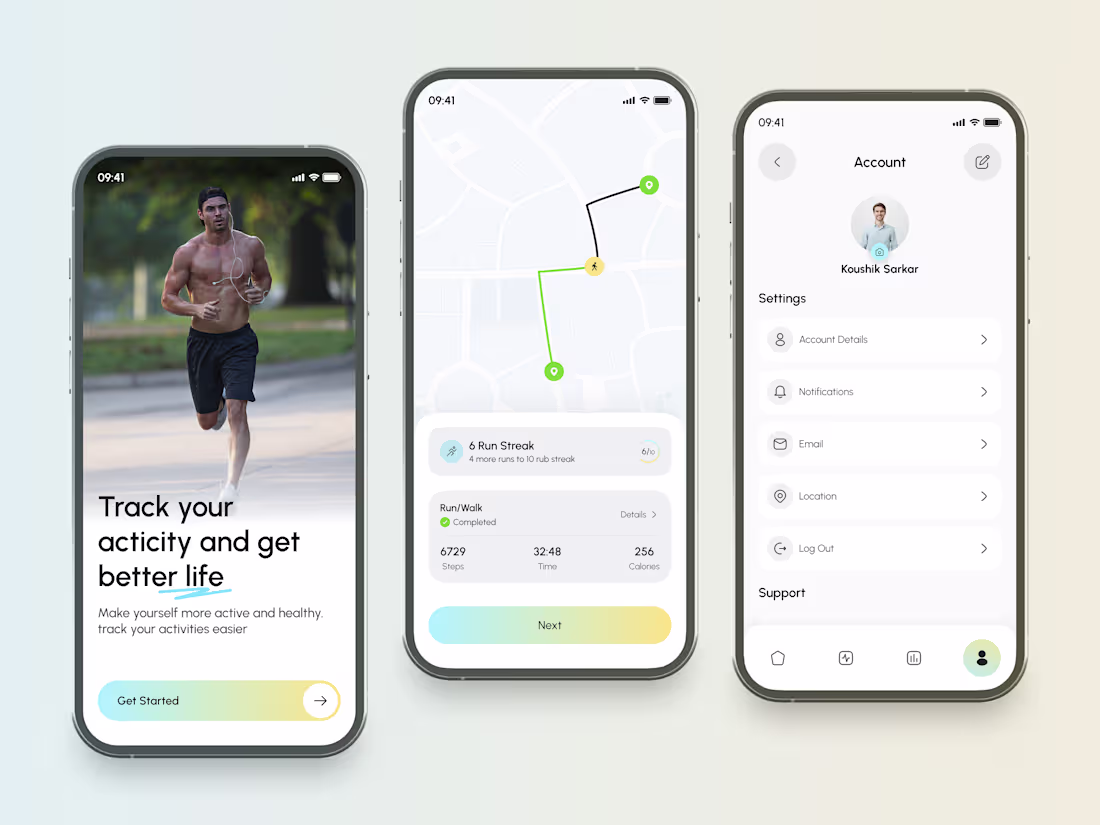 Cover image for Fitness App UI Design