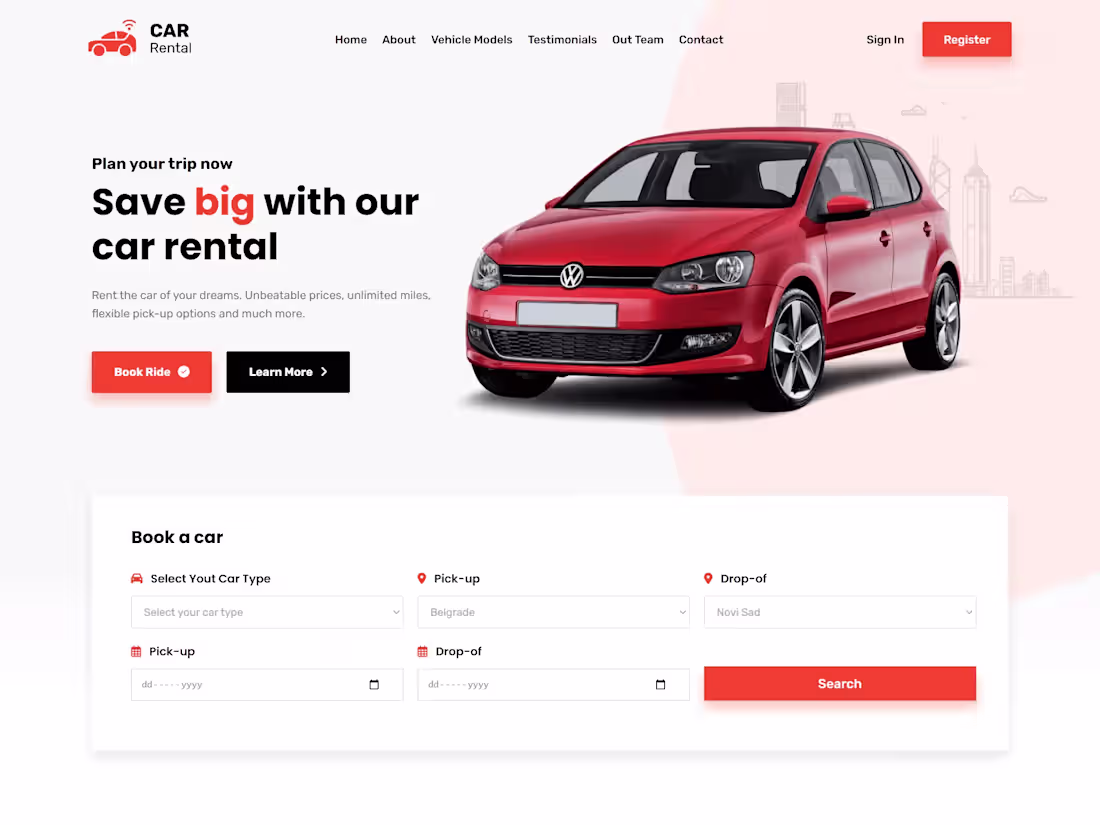 Cover image for Car Rental