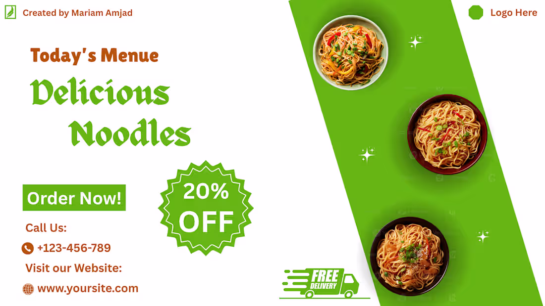 Cover image for “Deliciously Designed: A Creative Noodle Poster”