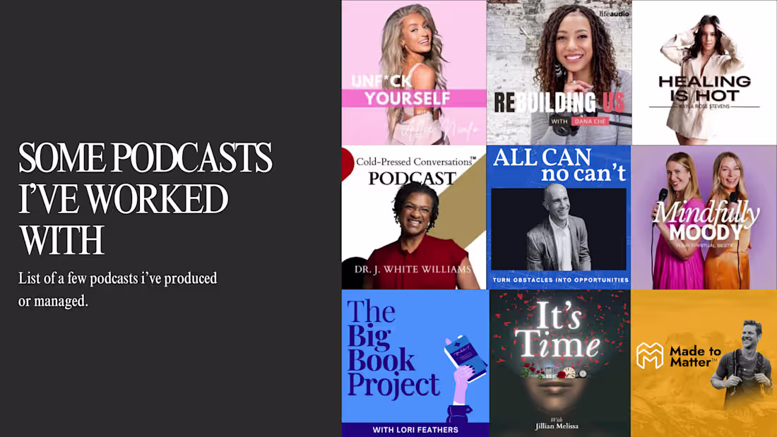 Cover image for We support many podcasts at Expand Lab