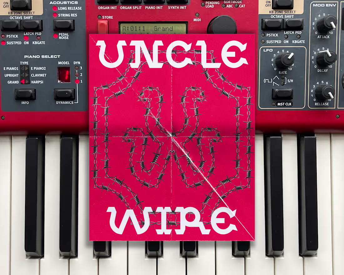 Cover image for New Identity for Uncle Wire Uncle Wire is an alternative-roc...