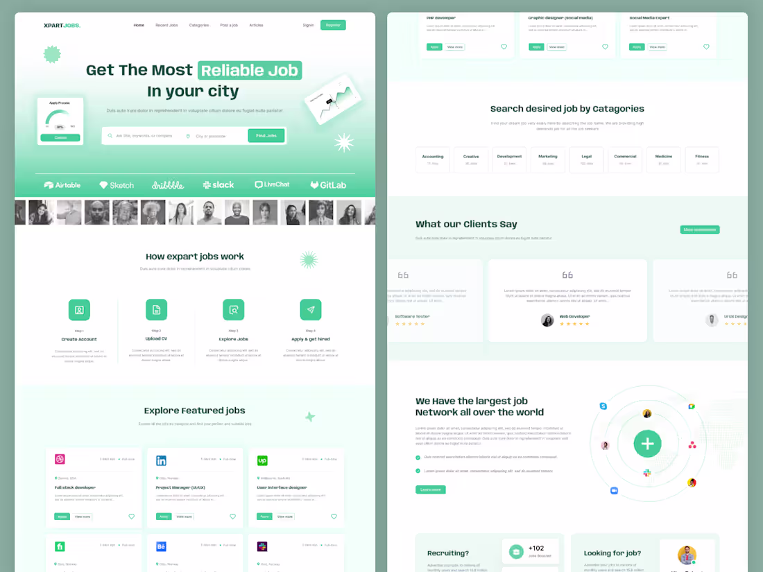 Cover image for XpartUI Jobs – Job Portal