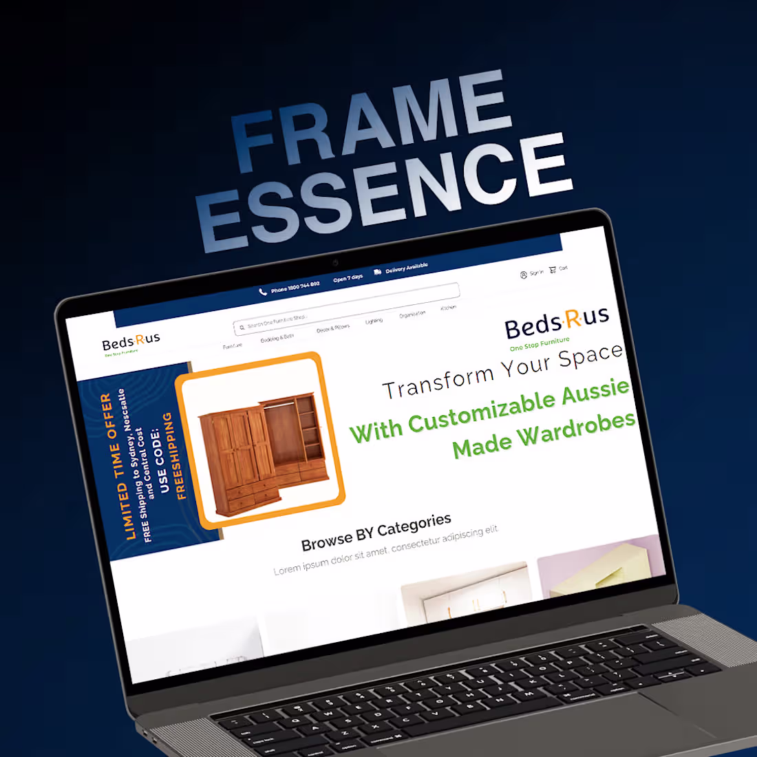 Cover image for Designed a calm, structured e-commerce experience for a furn...